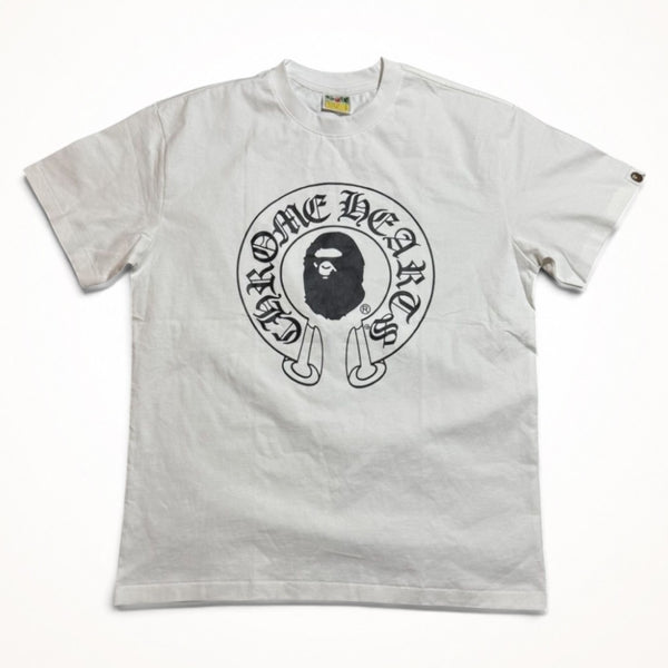 BAPE Horseshoe Ape Head Tee (White)