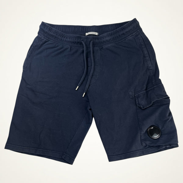 C.P. Company Lens Sweat Shorts (Navy)
