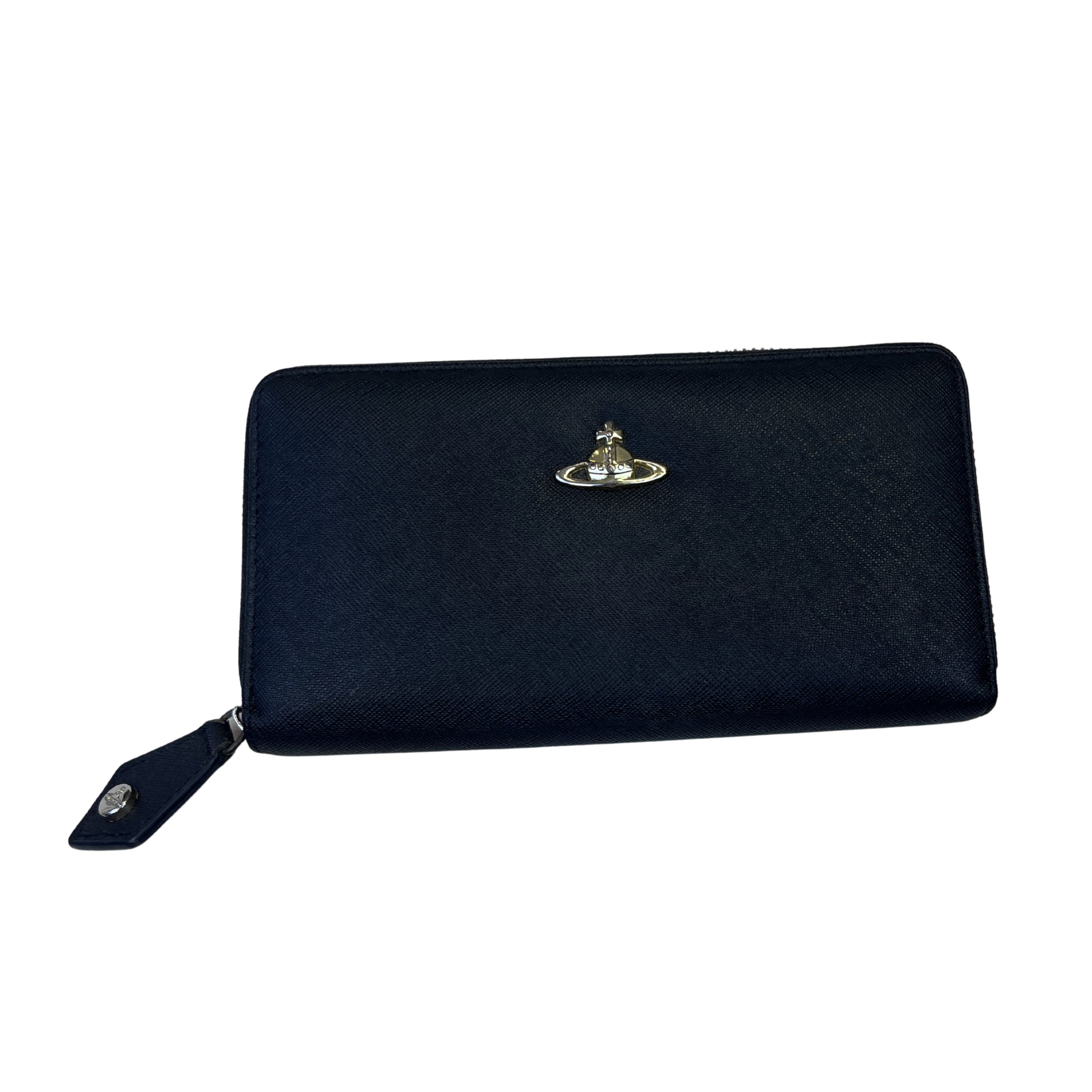 VIVIENNE WESTWOOD ZIP-AROUND PENĚŽENKA (ČERNÁ)