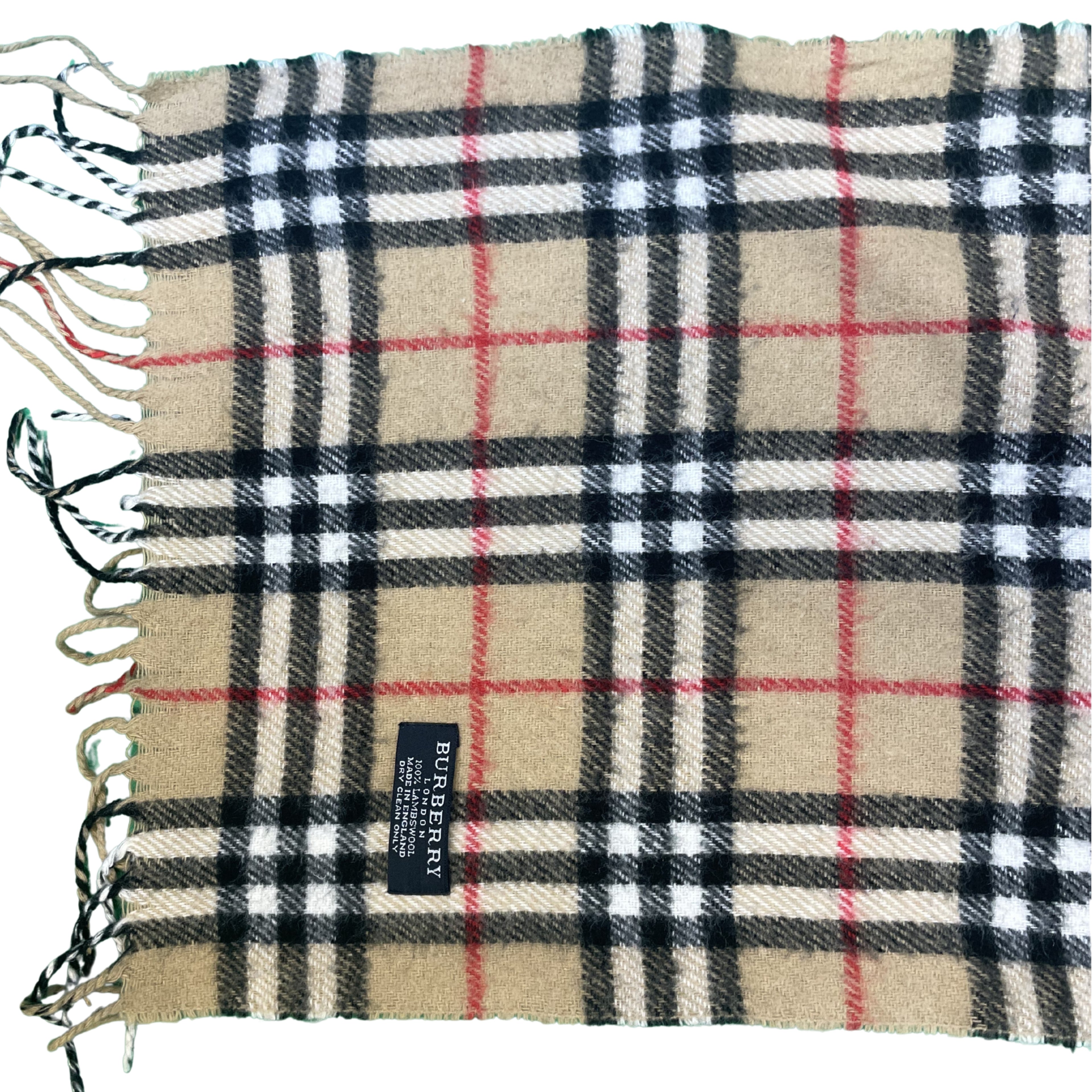 Vintage Burberry Lambswool šála