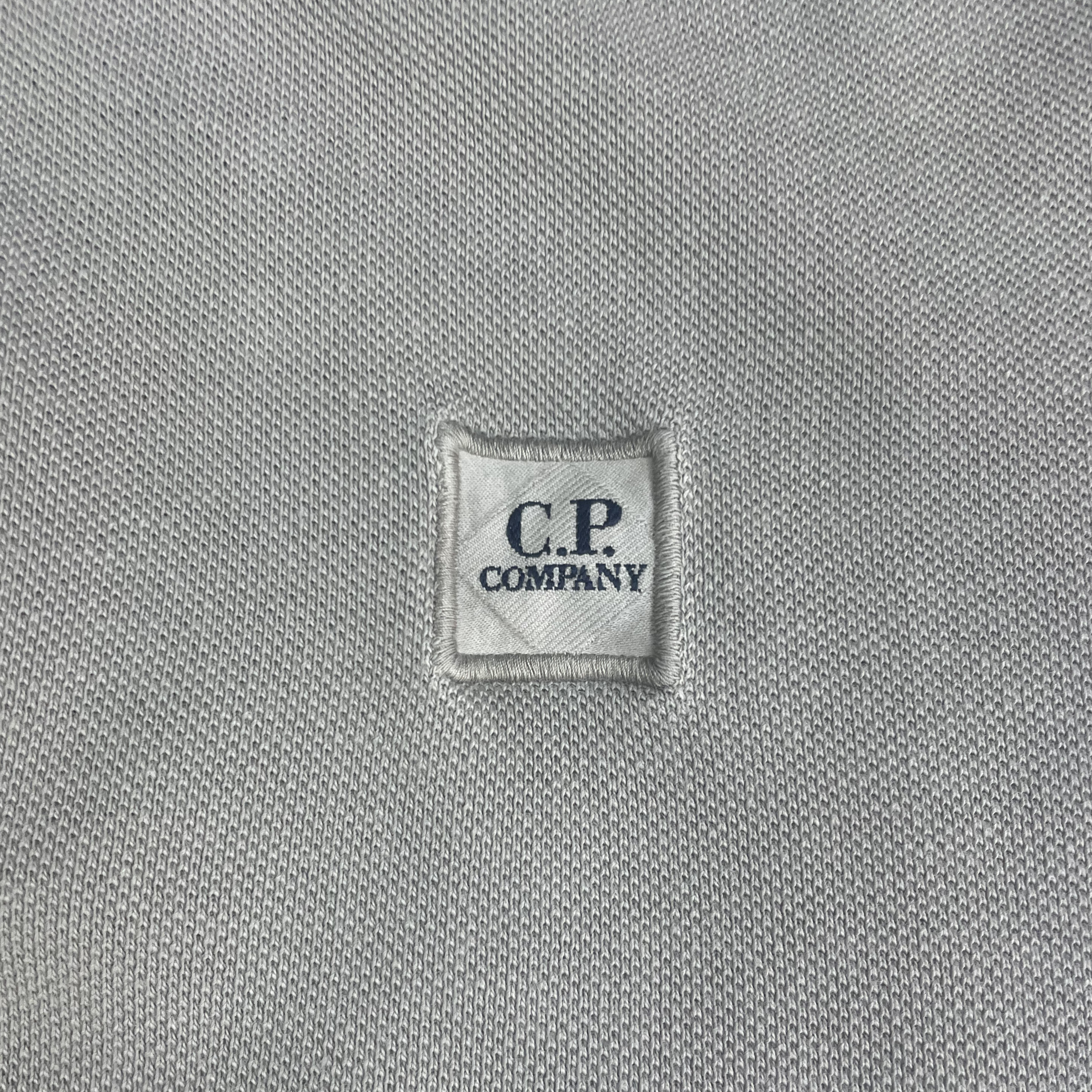C.P. Company Slim Fit Longsleeve Polo (Grey)