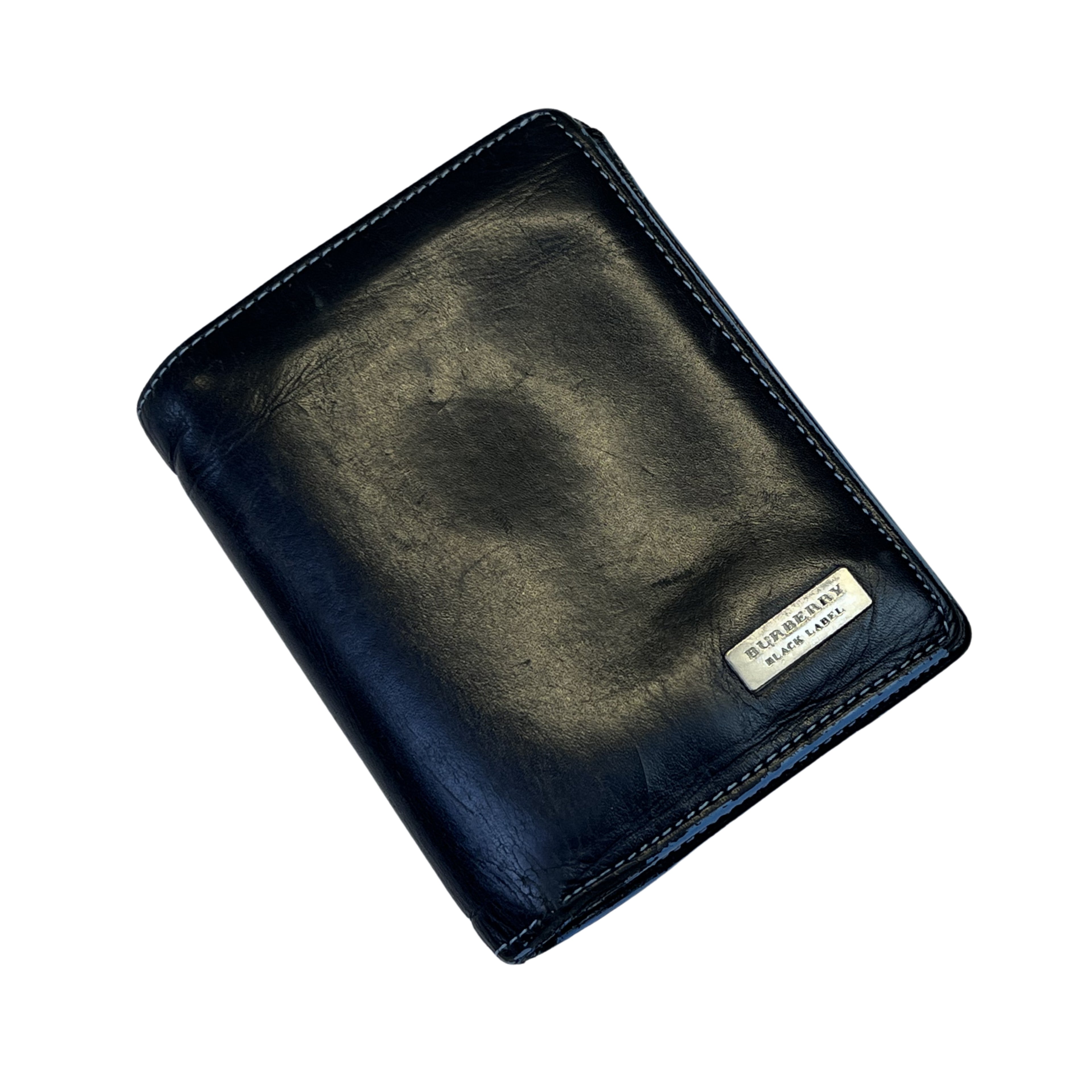 Burberry Black Label – kožená peněženka (černá)