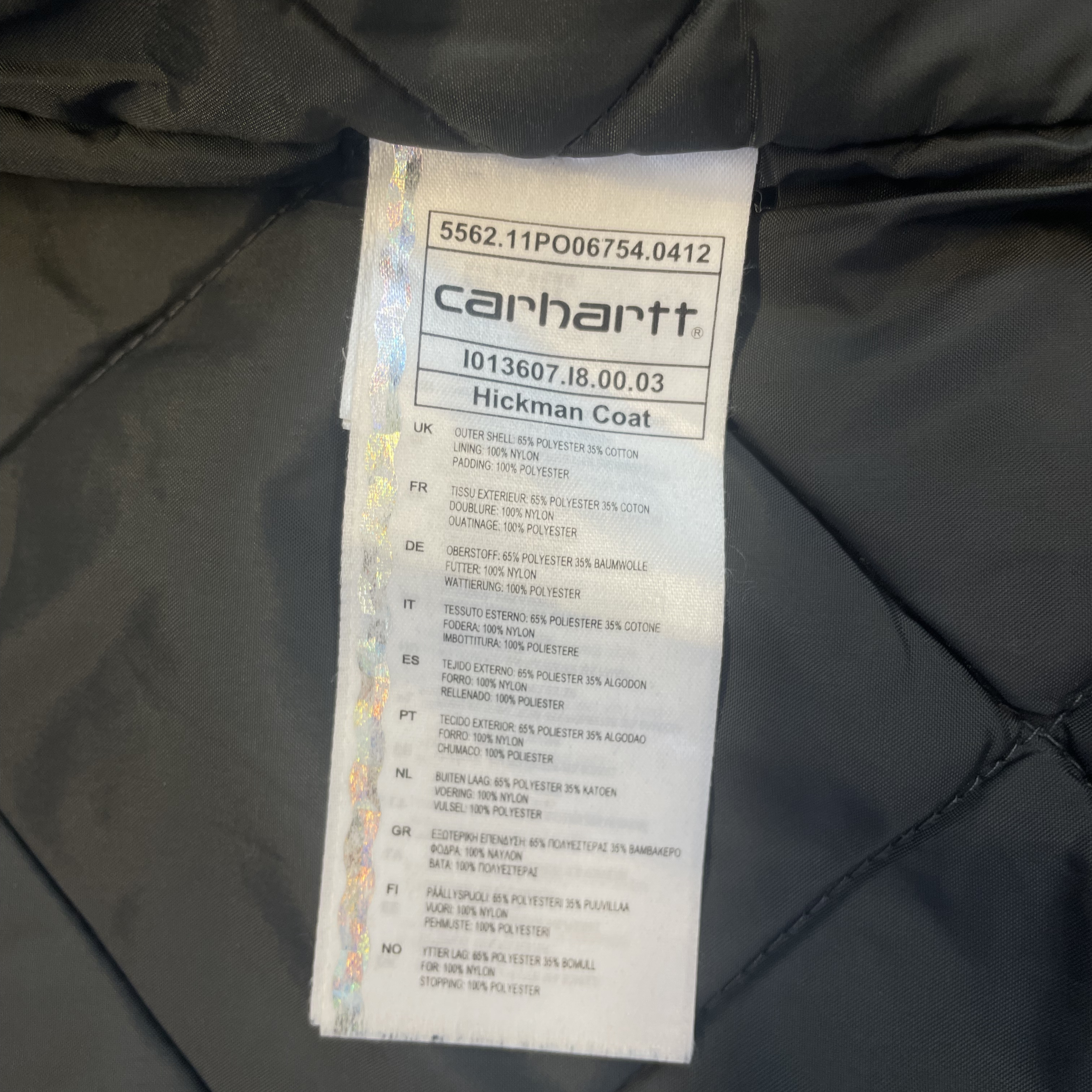 Carhartt Hickman Coat (zateplený kabát)