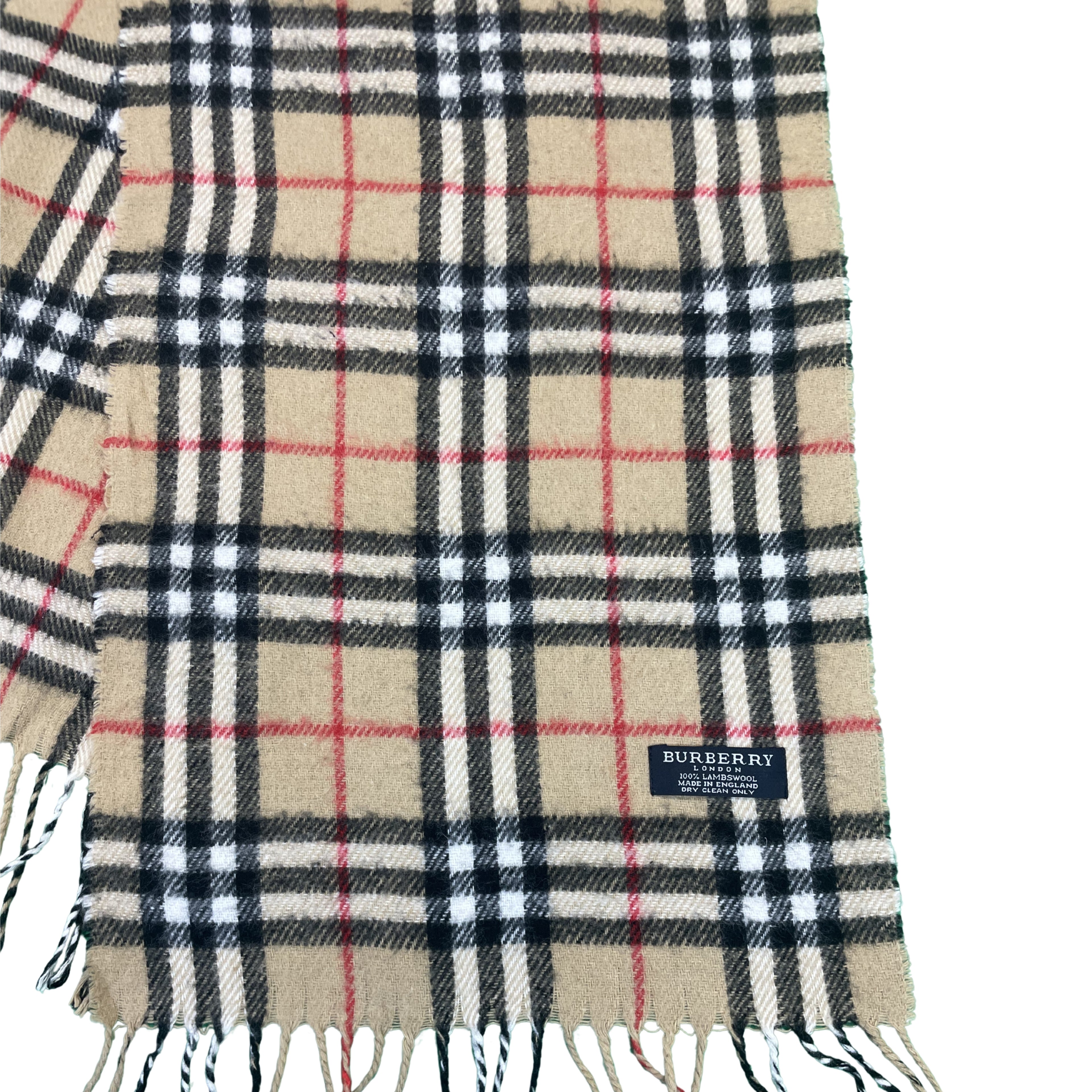 Vintage Burberry Lambswool šála