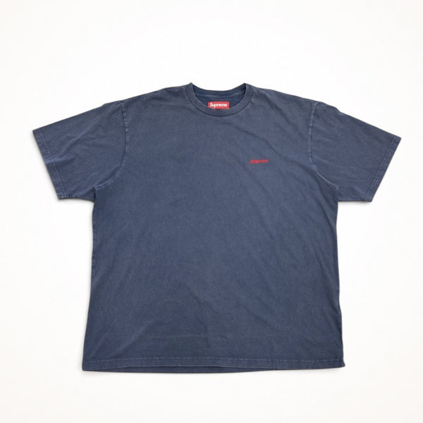 Supreme Small Logo Tee (Washed Navy)