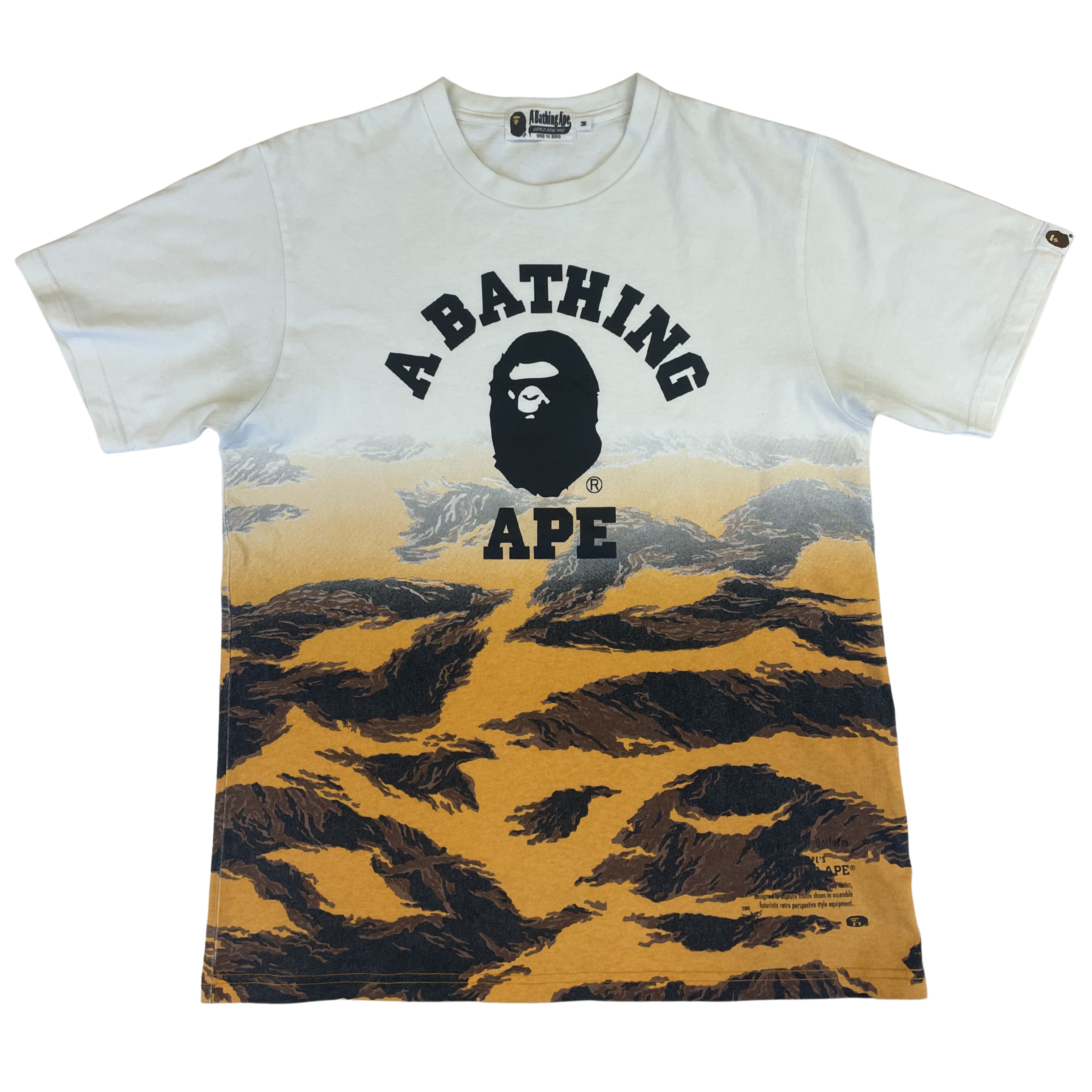A Bathing Ape “A BATHING APE” Landscape Tee (White)