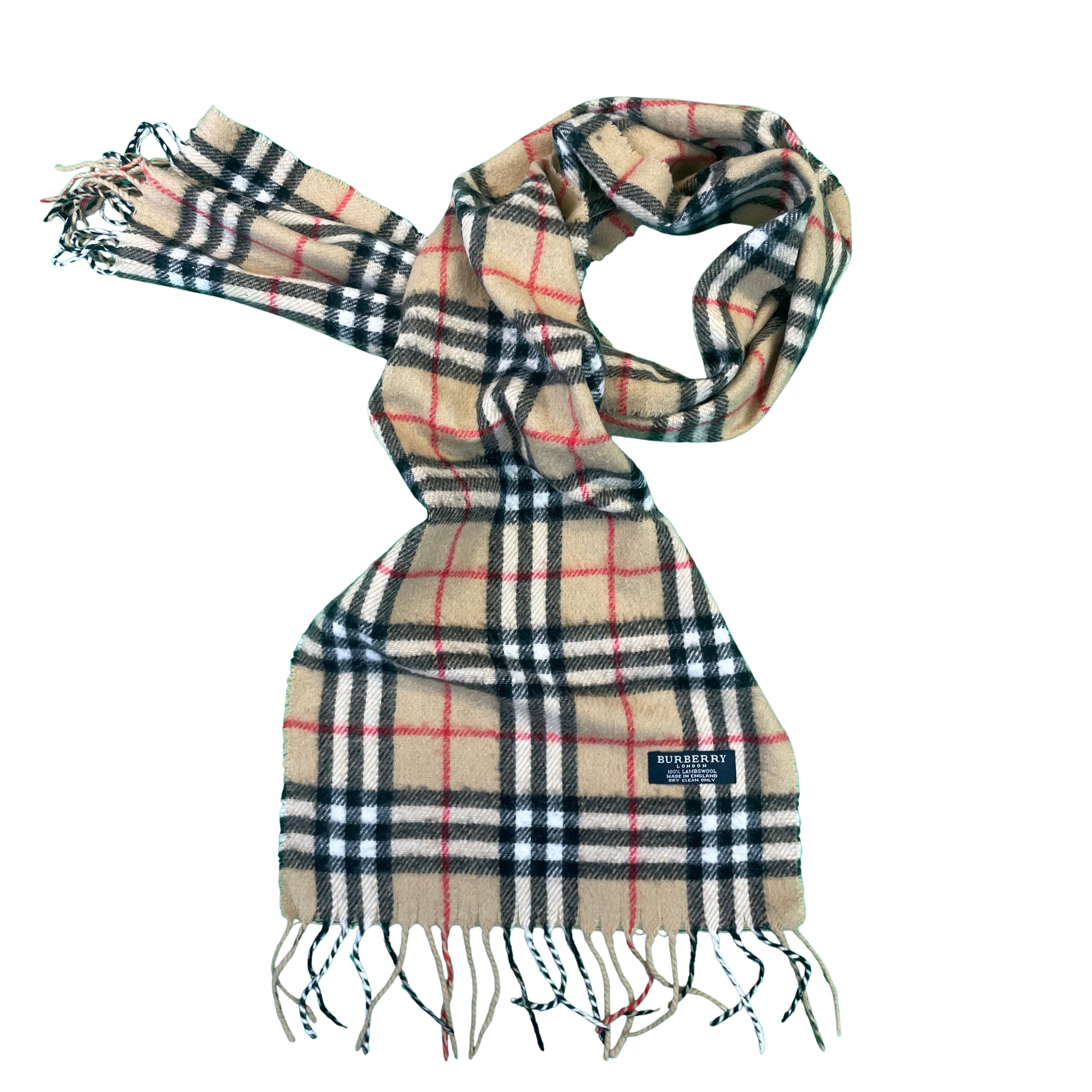Vintage Burberry Lambswool šála