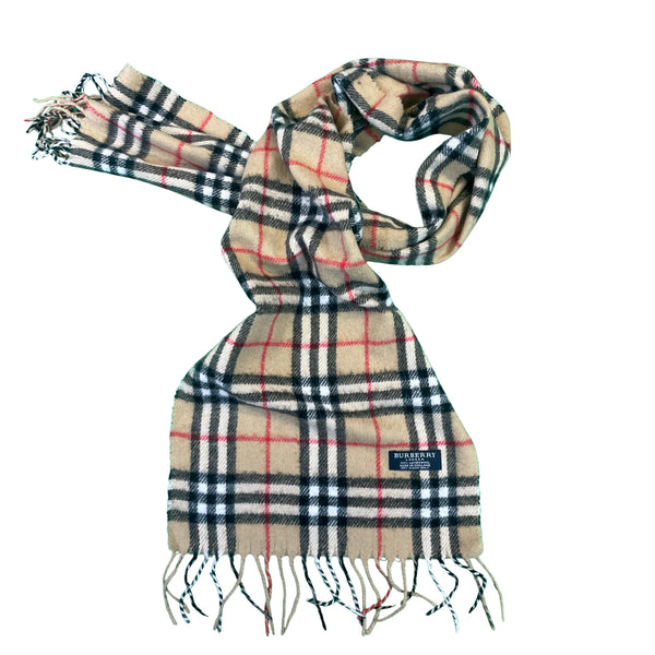 Vintage Burberry Lambswool šála