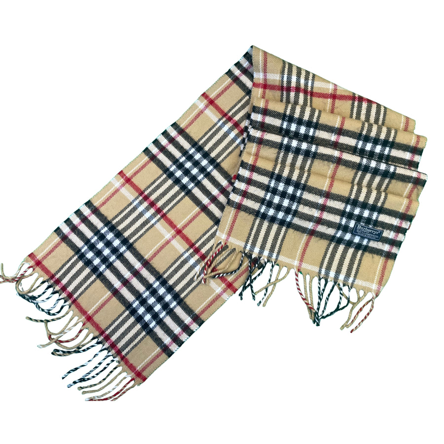 Vintage Burberry Lambswool scarf