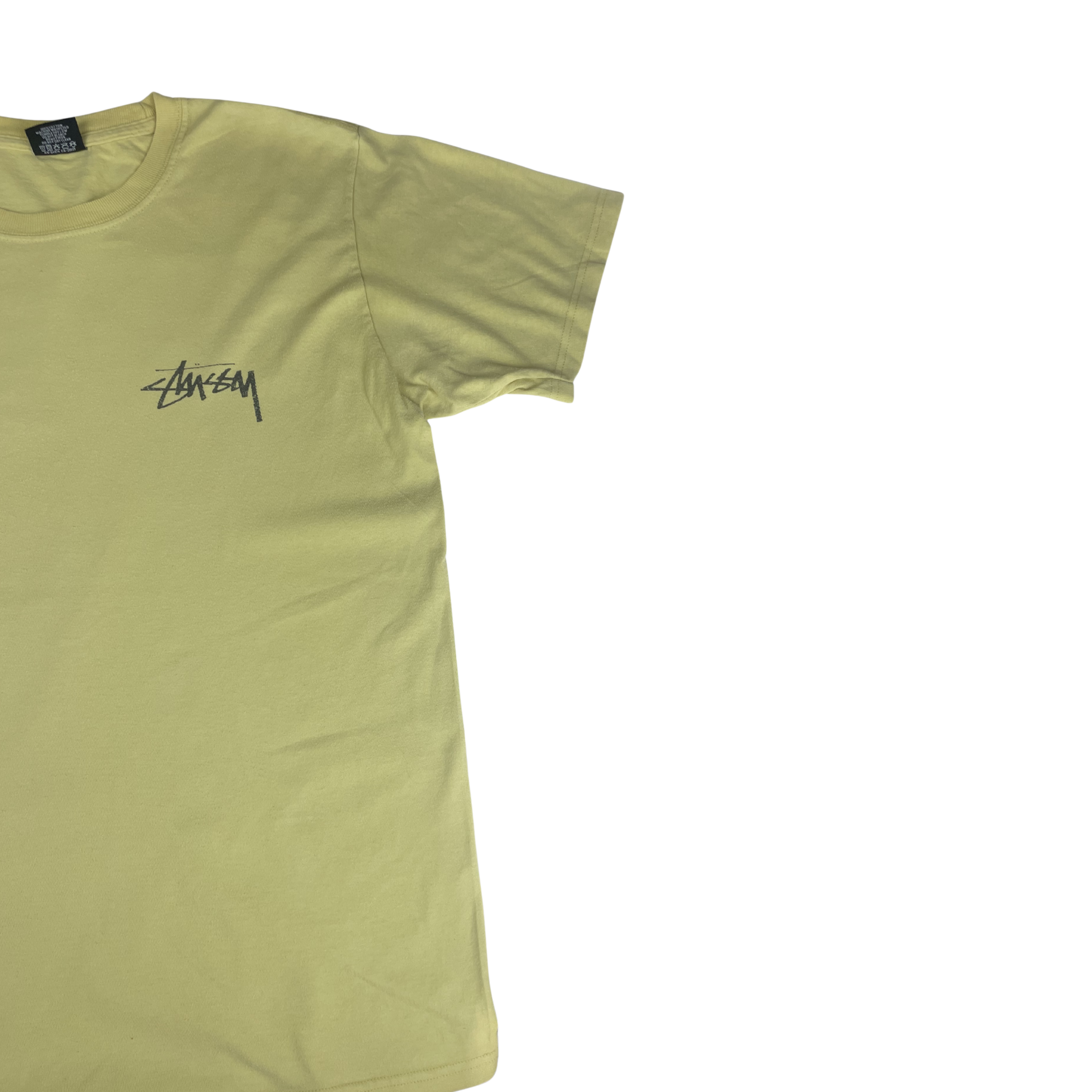 Stüssy "Mushroom" Vintage Tee – Yellow / M