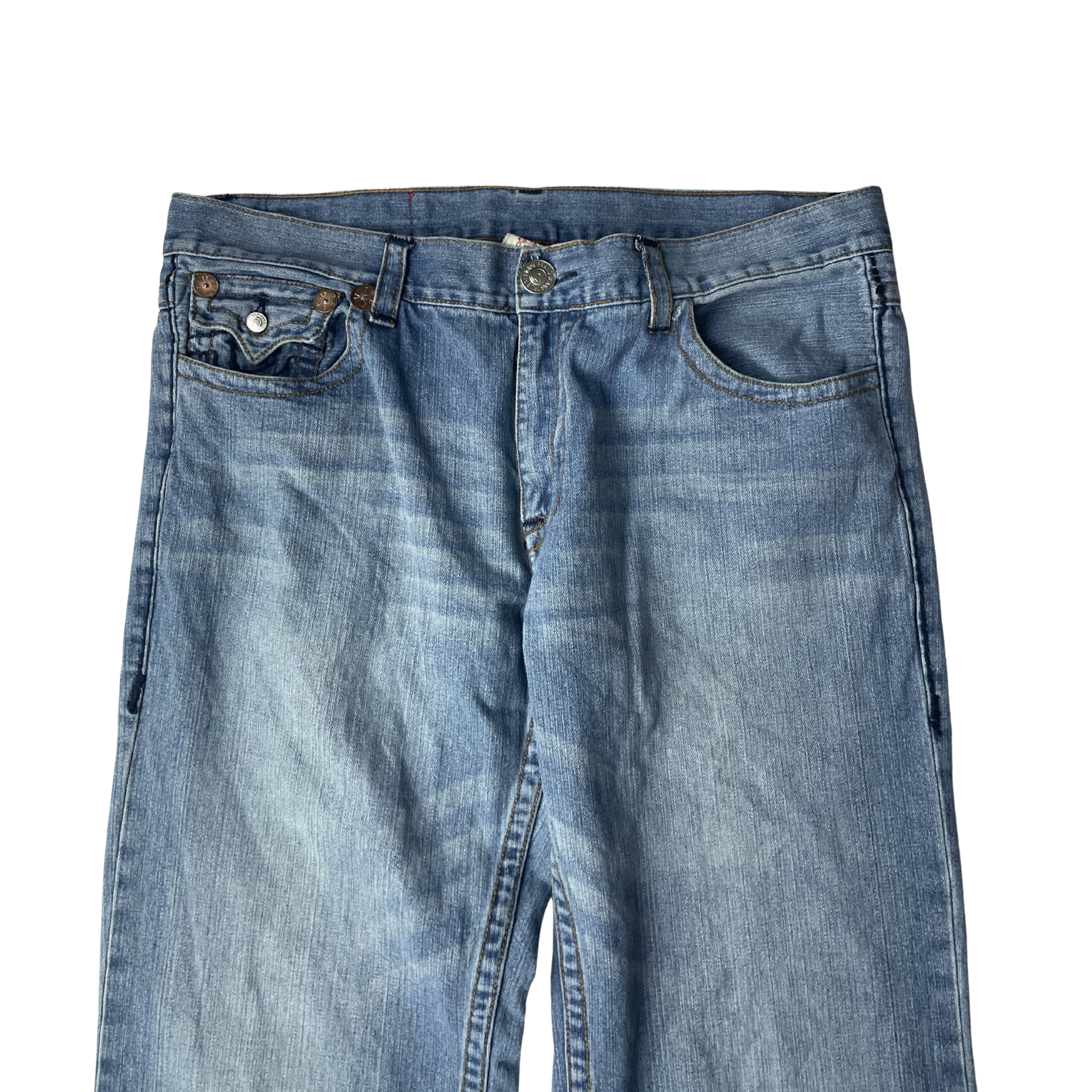 True Religion Billy Bootcut Jeans Light Blue