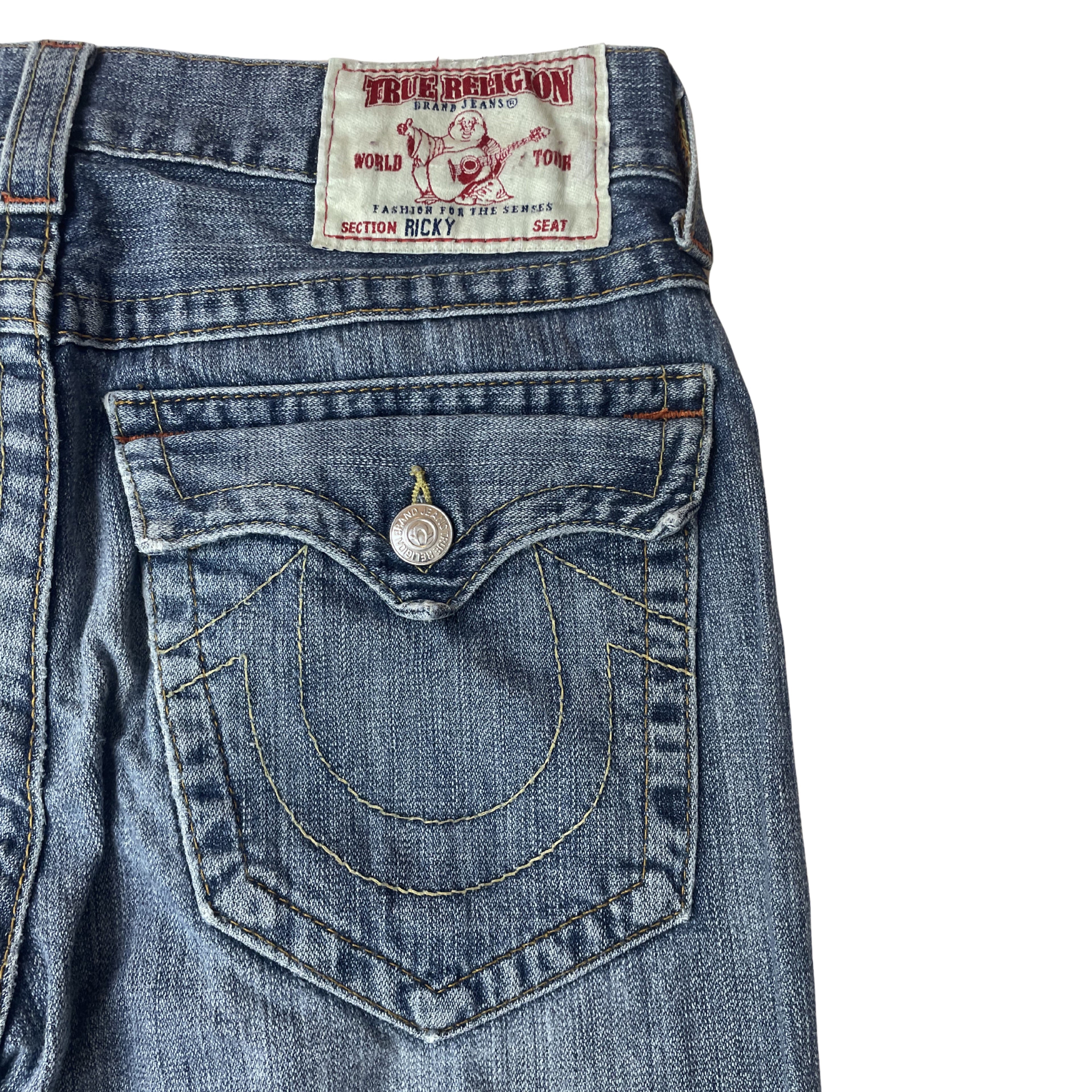 True Religion Billy Bootcut Jeans Medium Wash