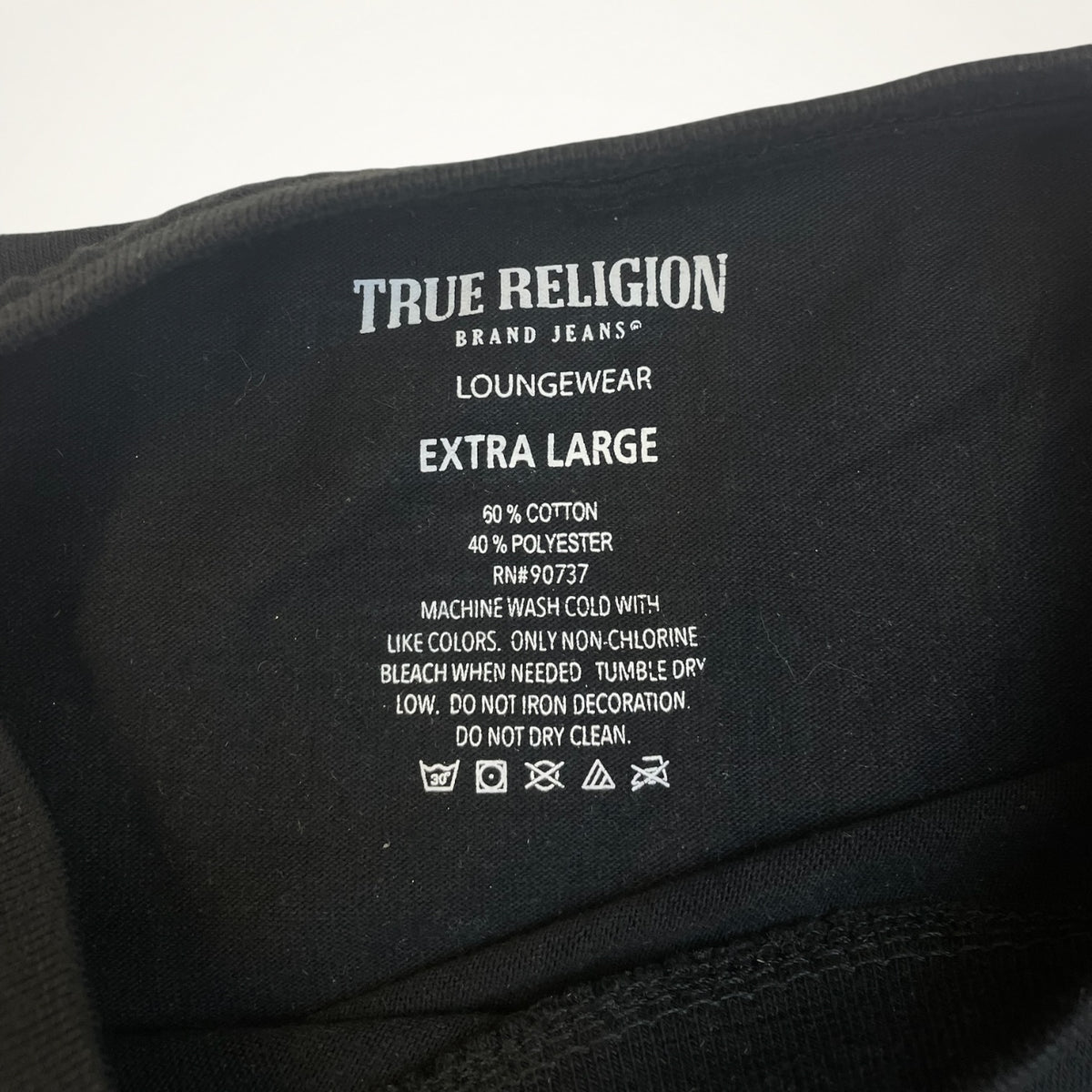 True Religion Loungewear Horseshoe Tee (Black)