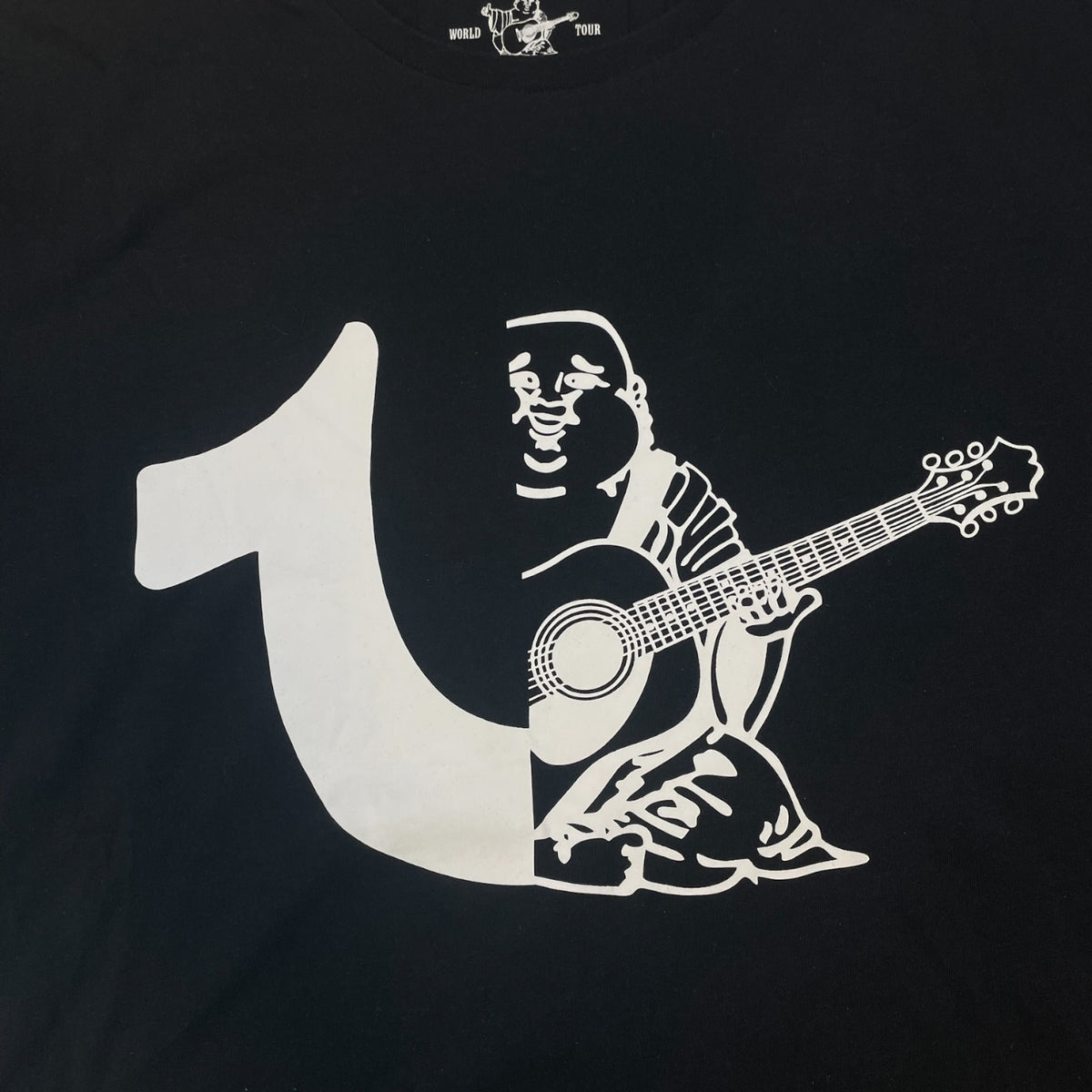 True Religion Half Buddha Guitar Tee (Black)
