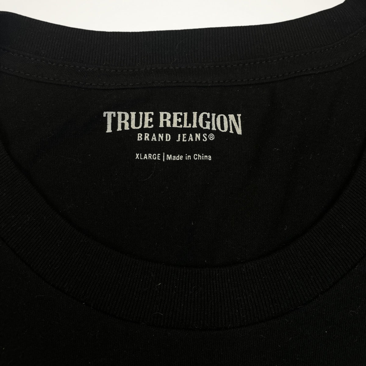 True Religion Diamond Logo Back Print Tee (Black)