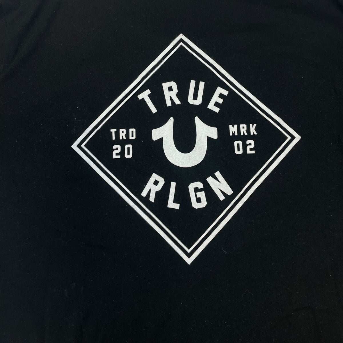 True Religion Diamond Logo Back Print Tee (Black)