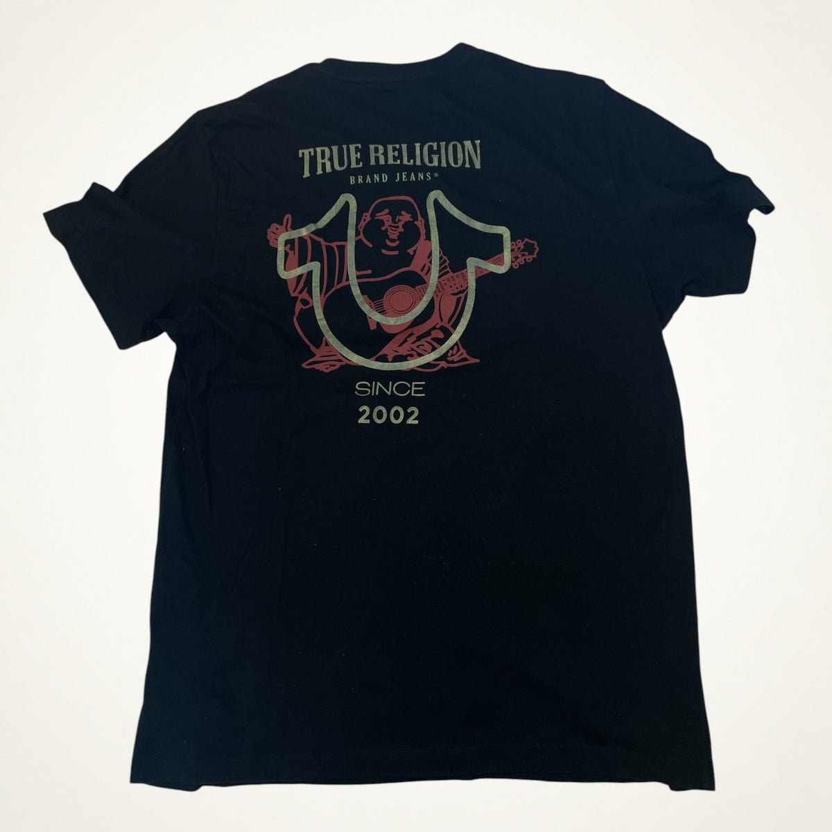 True Religion Buddha Since 2002 Back Print Tee (Black)