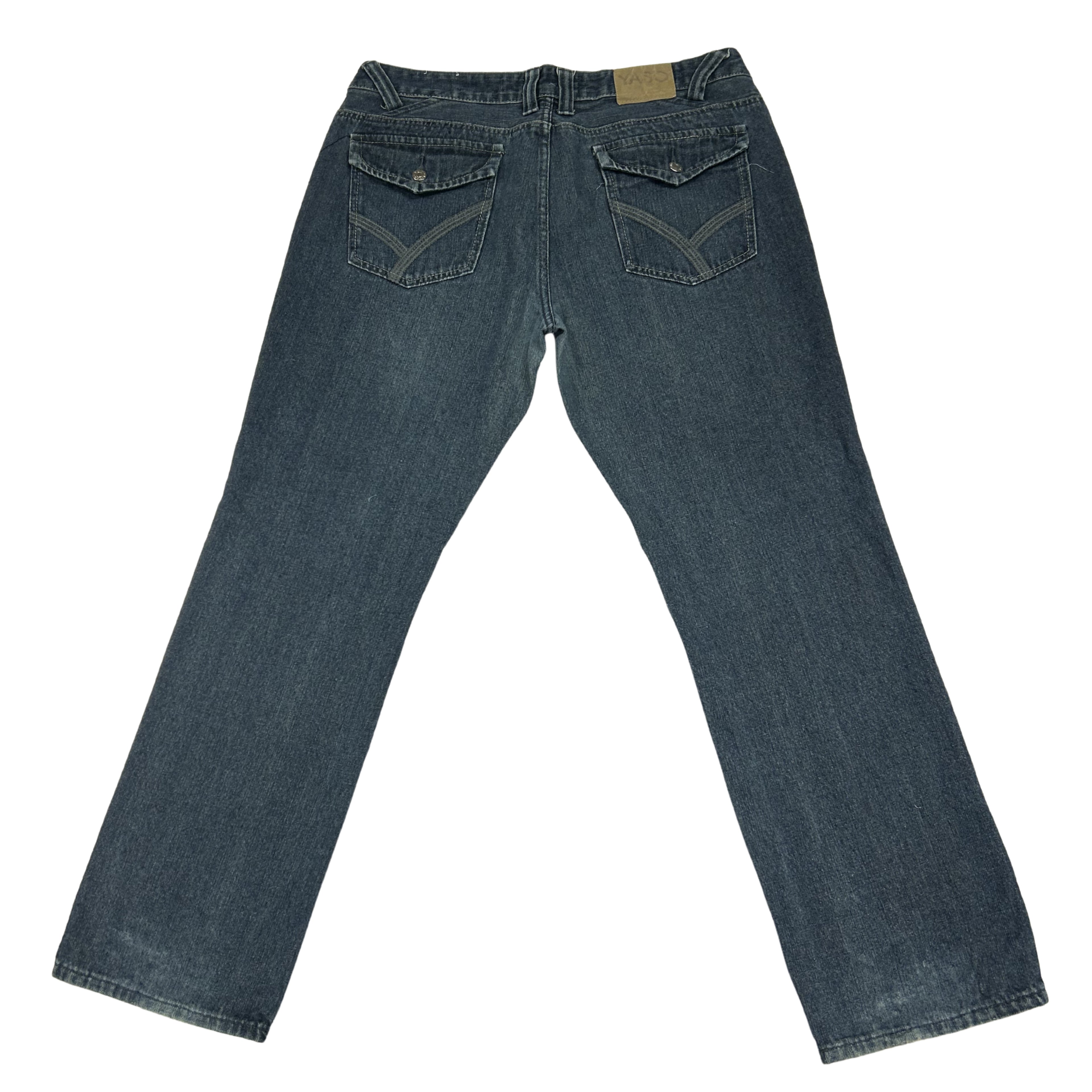 Y2K Denim Jeans- Dark Blue