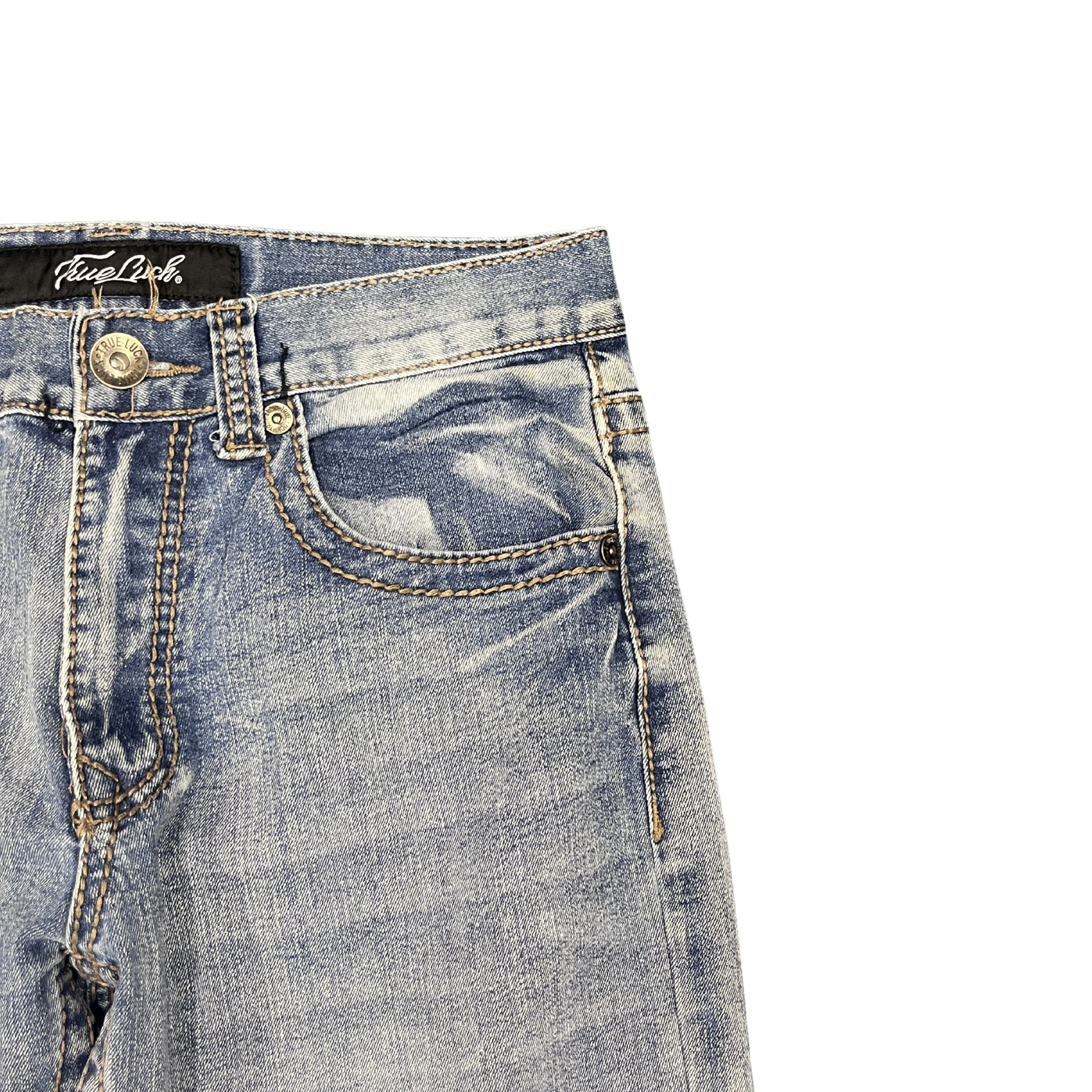 True Luck- Light Washed Jeans