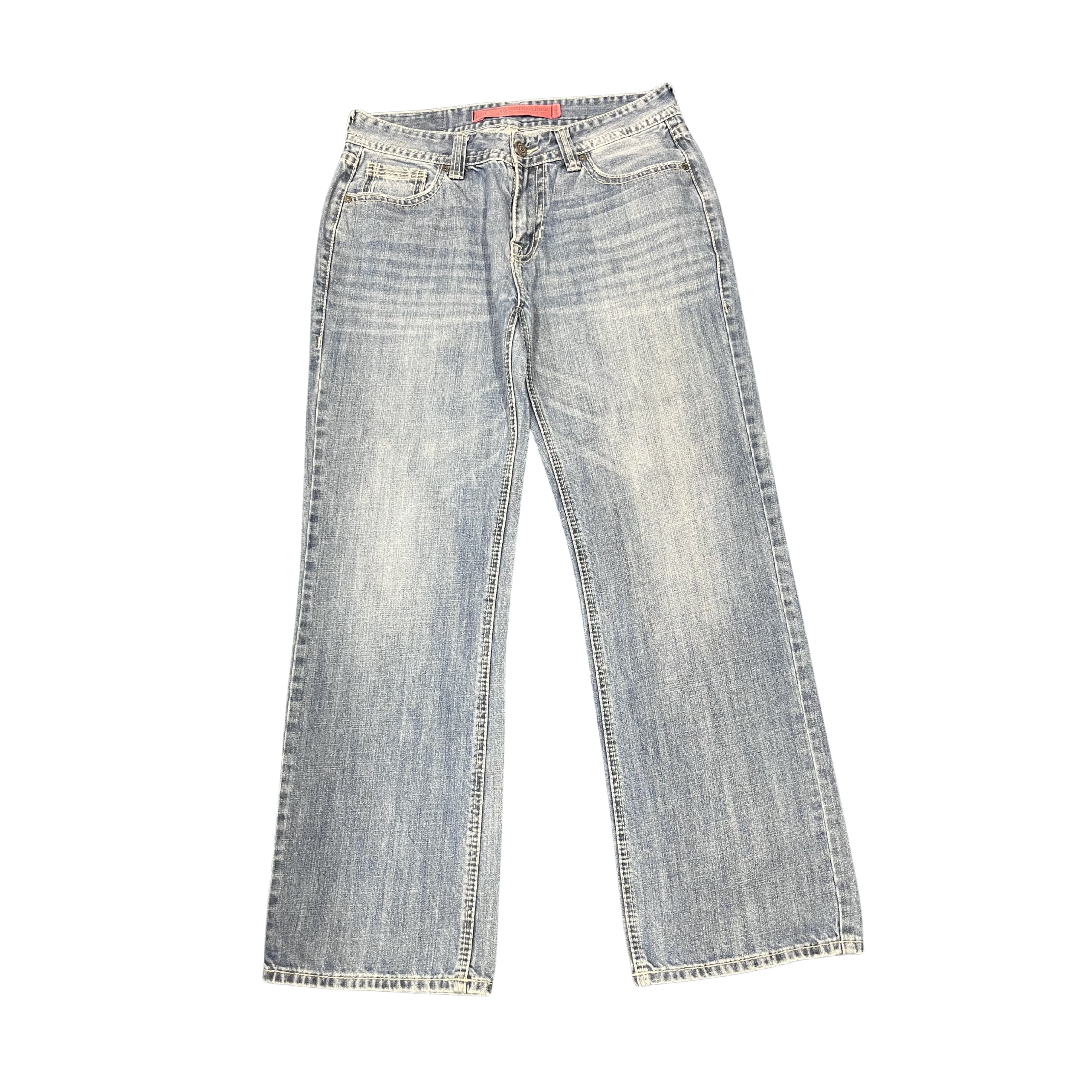Vintage Washed Straight Denim