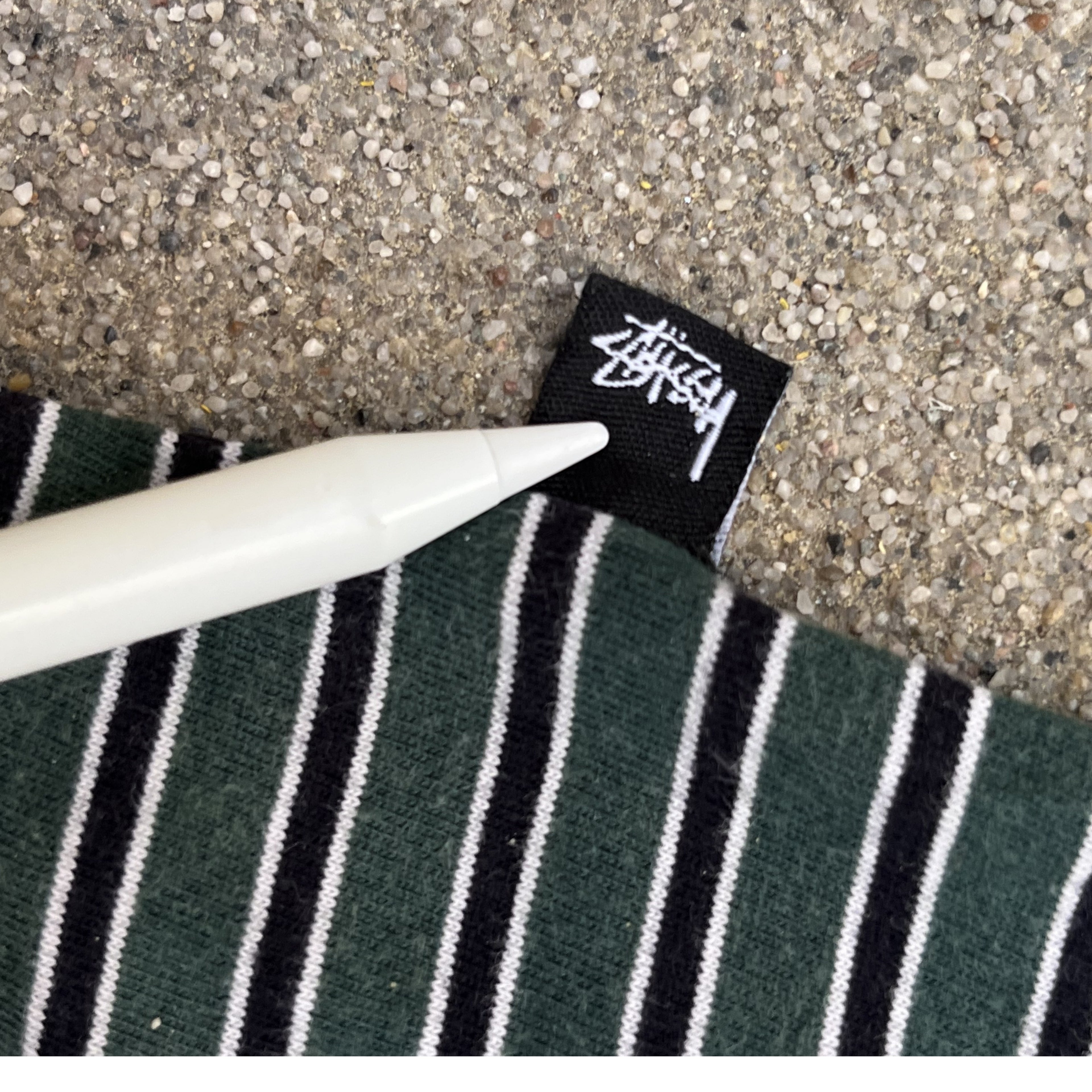 Stussy Australia Striped T-Shirt – Green XL