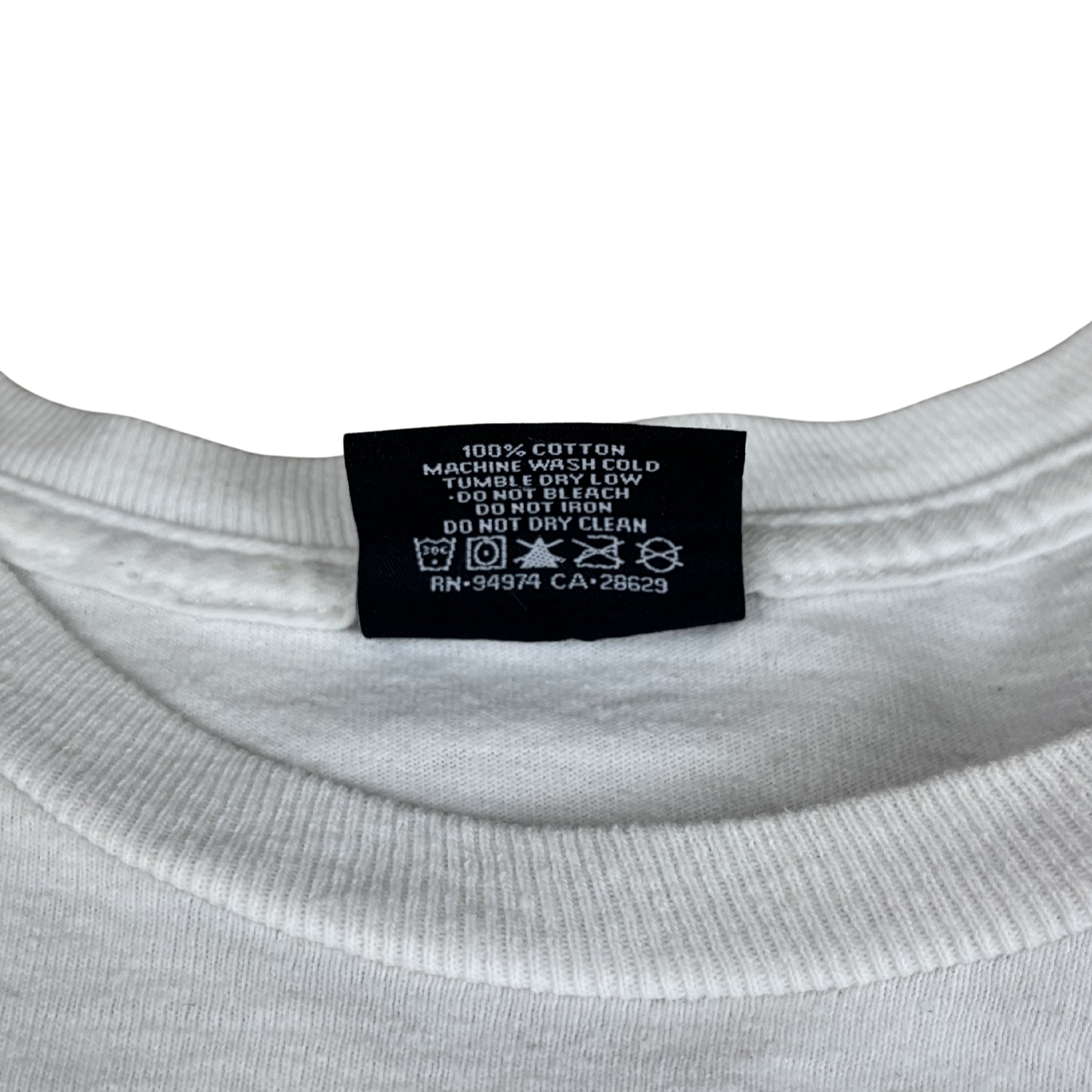 Stüssy "World Tour" Gold Frame Tee – White / M
