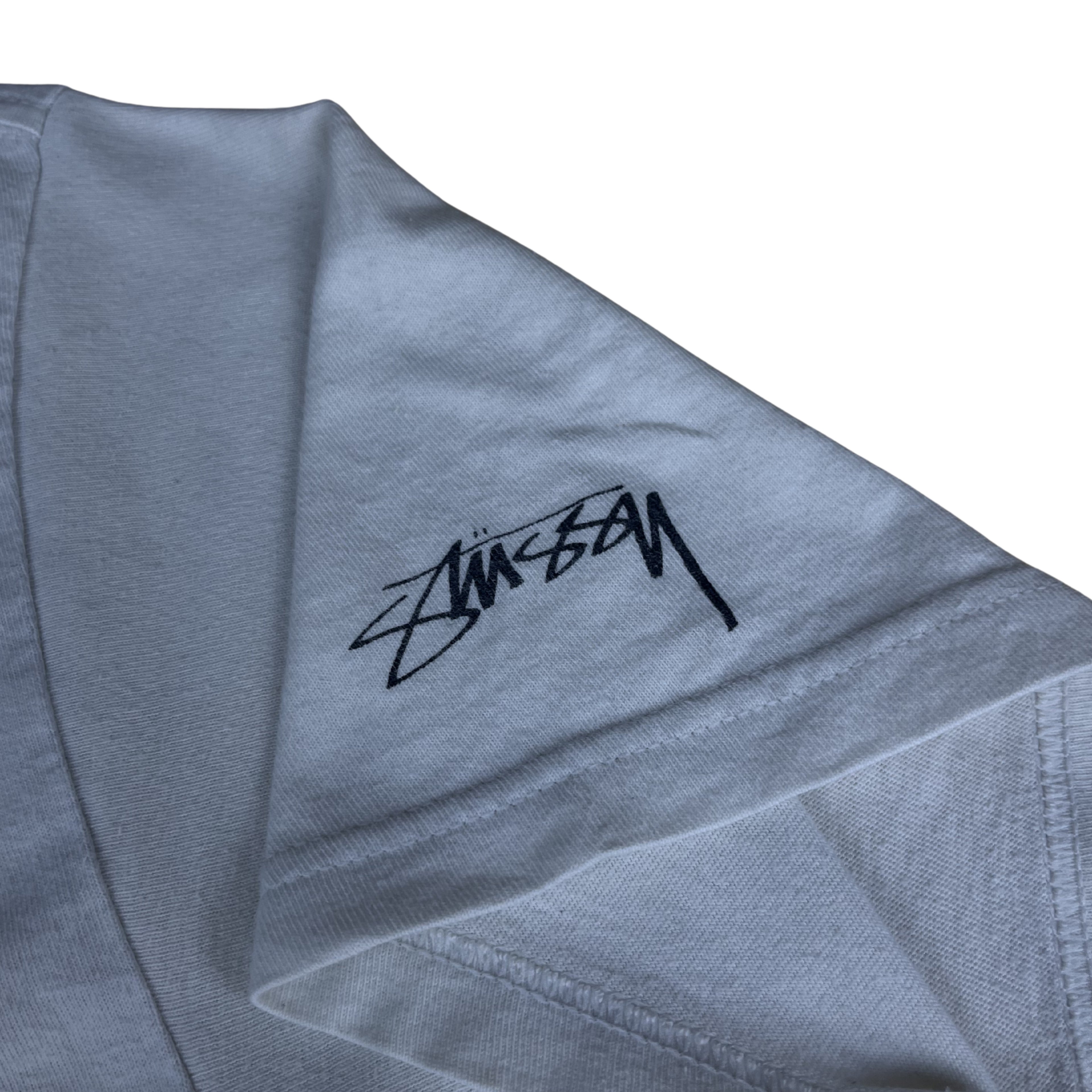 Stüssy Art Graphic Tee "Surfer Girl" – White / S
