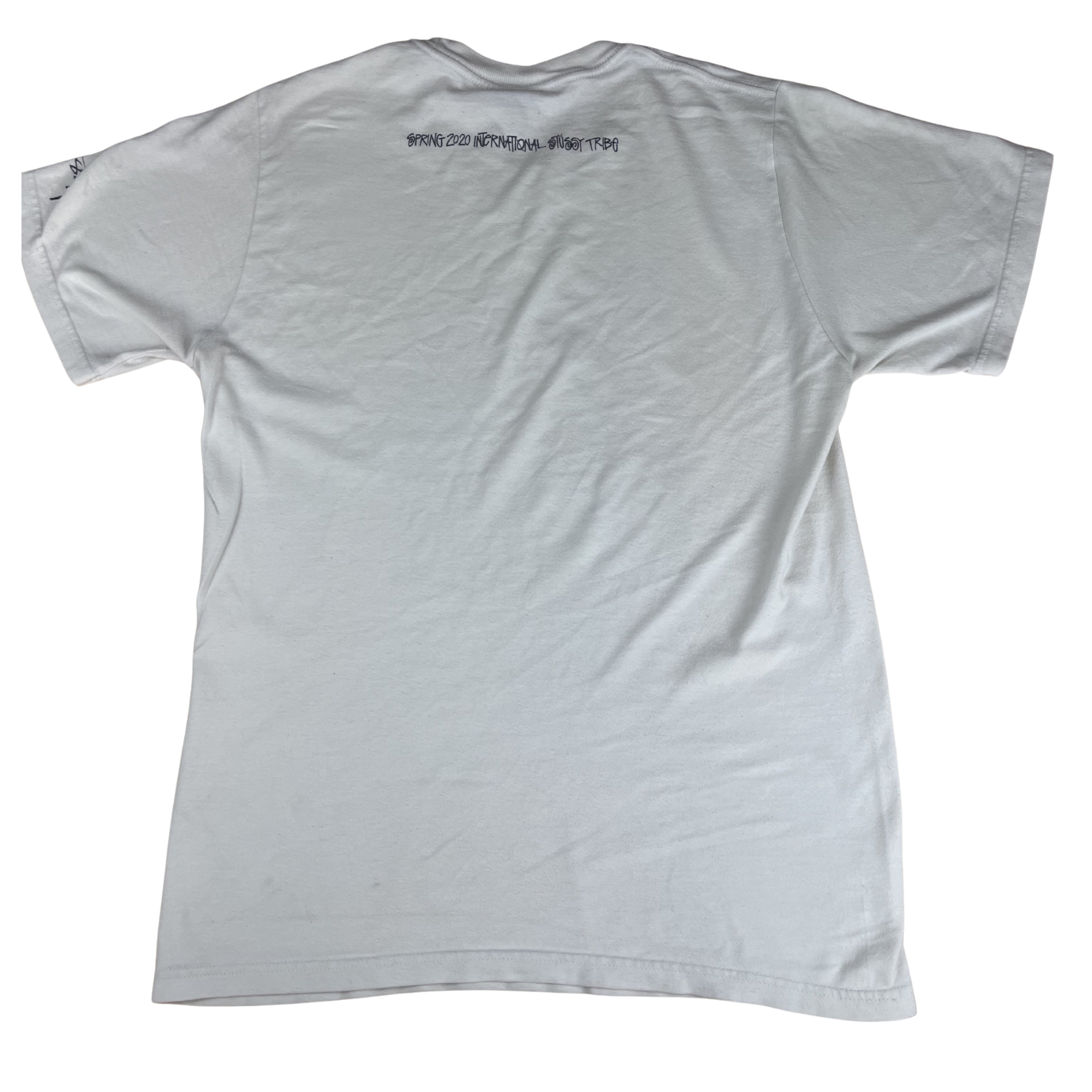 Stüssy Art Graphic Tee "Surfer Girl" – White / S