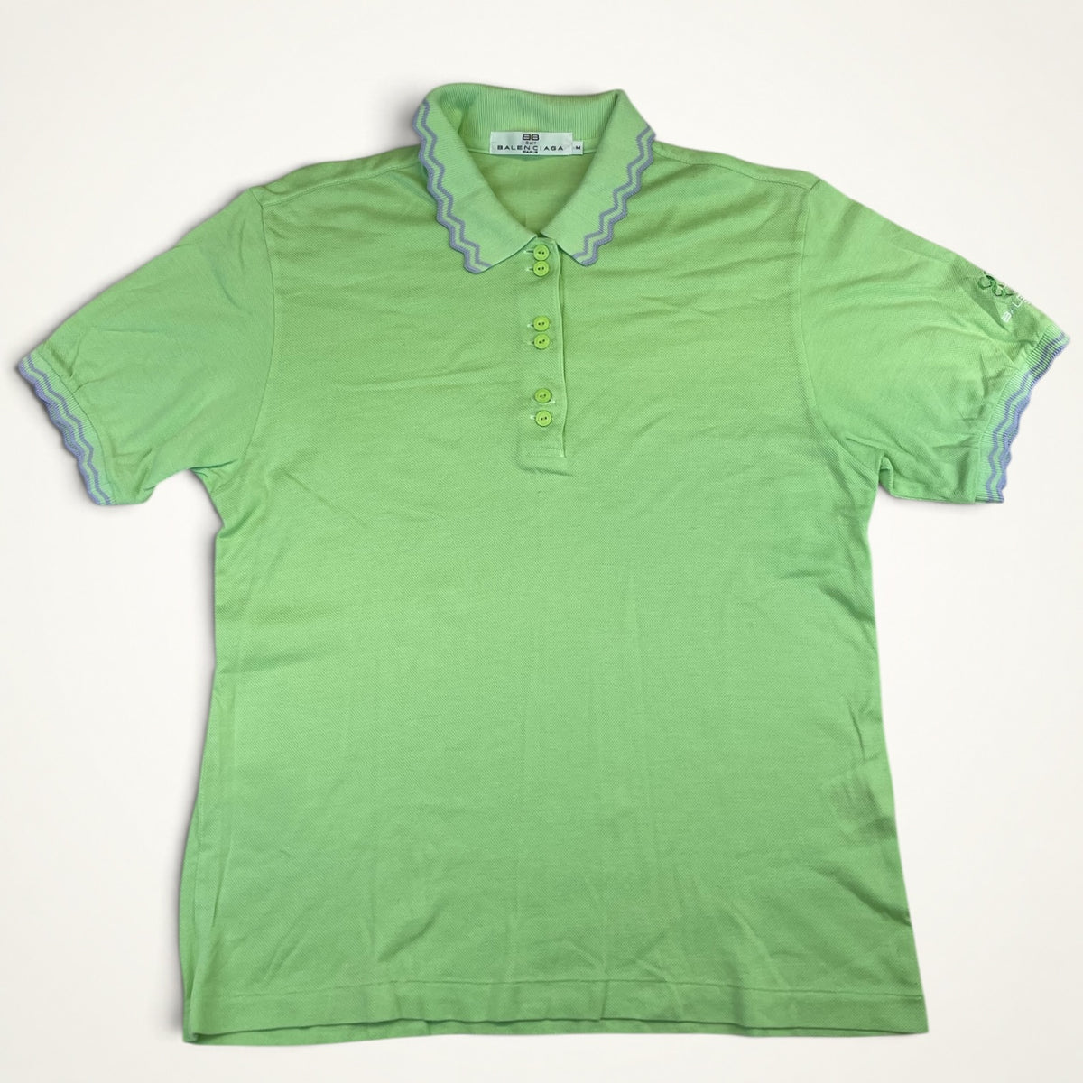 Balenciaga Golf Vintage Polo (Lime Green)