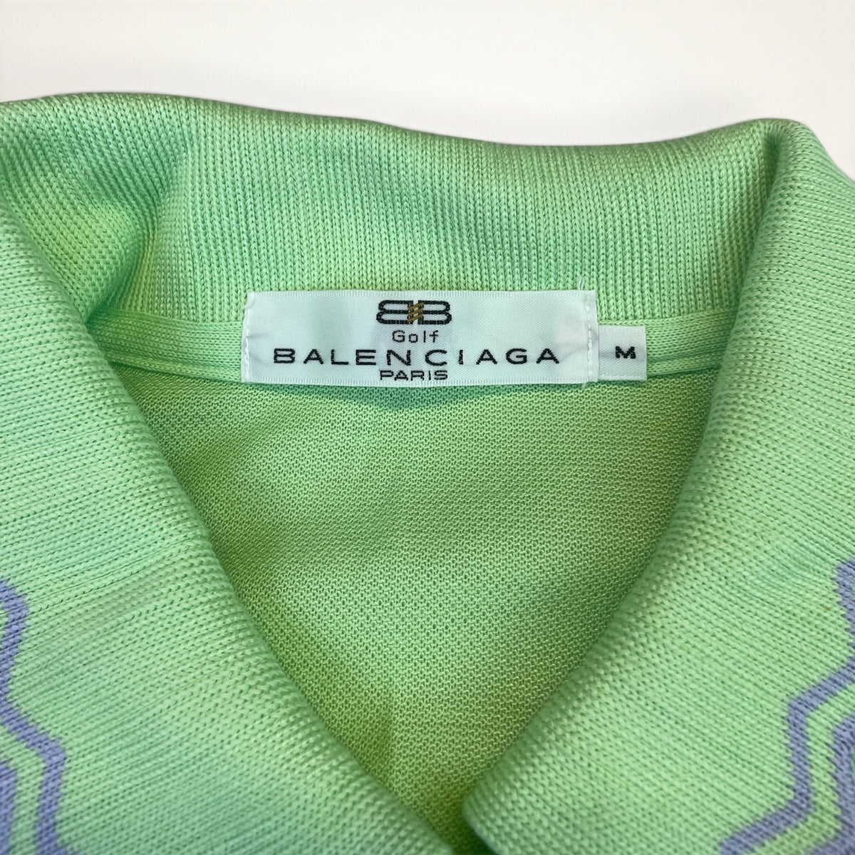 Balenciaga Golf Vintage Polo (Lime Green)