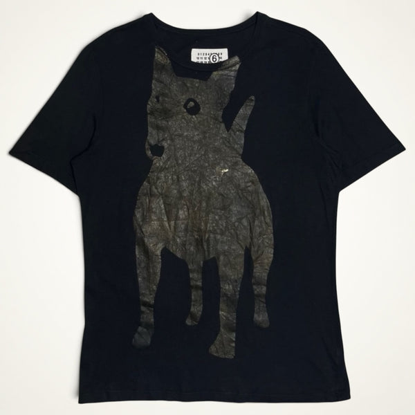 MM6 Maison Margiela Dog Print Tee (Black)