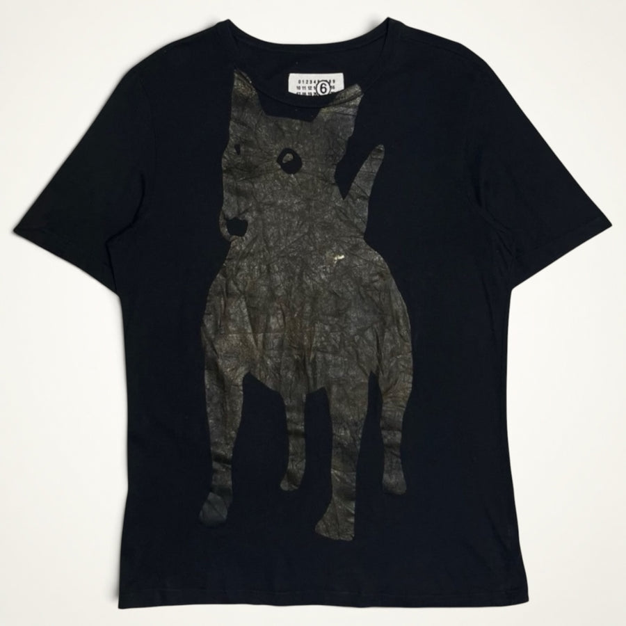 MM6 Maison Margiela Dog Print Tee (Black)
