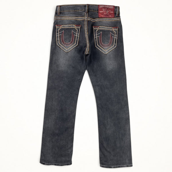 True Religion Red Stitch Jeans (Grey Wash)