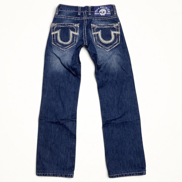 True Religion Skull Patch Jeans (Blue)