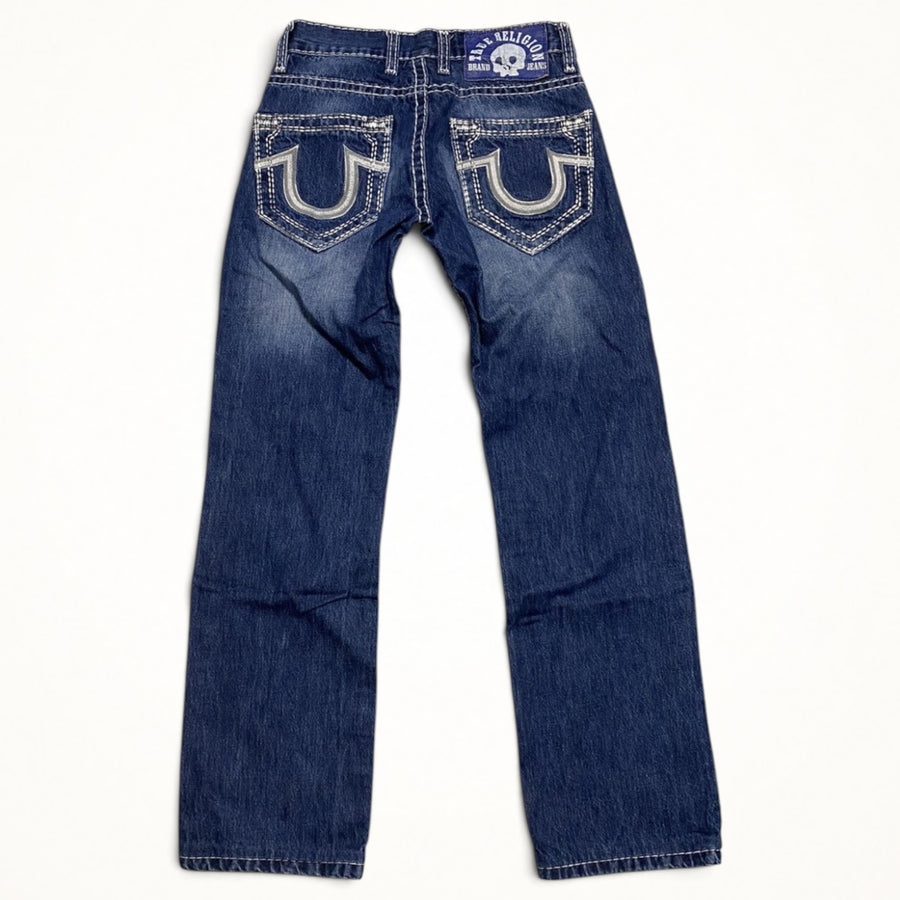 True Religion Skull Patch Jeans (Blue)