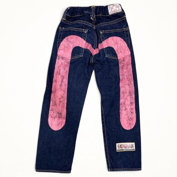 Evisu Pink Daicock Jeans (Indigo)