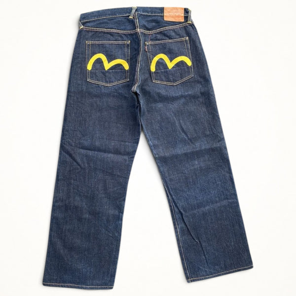 Evisu Yellow Seagull Jeans (Indigo)