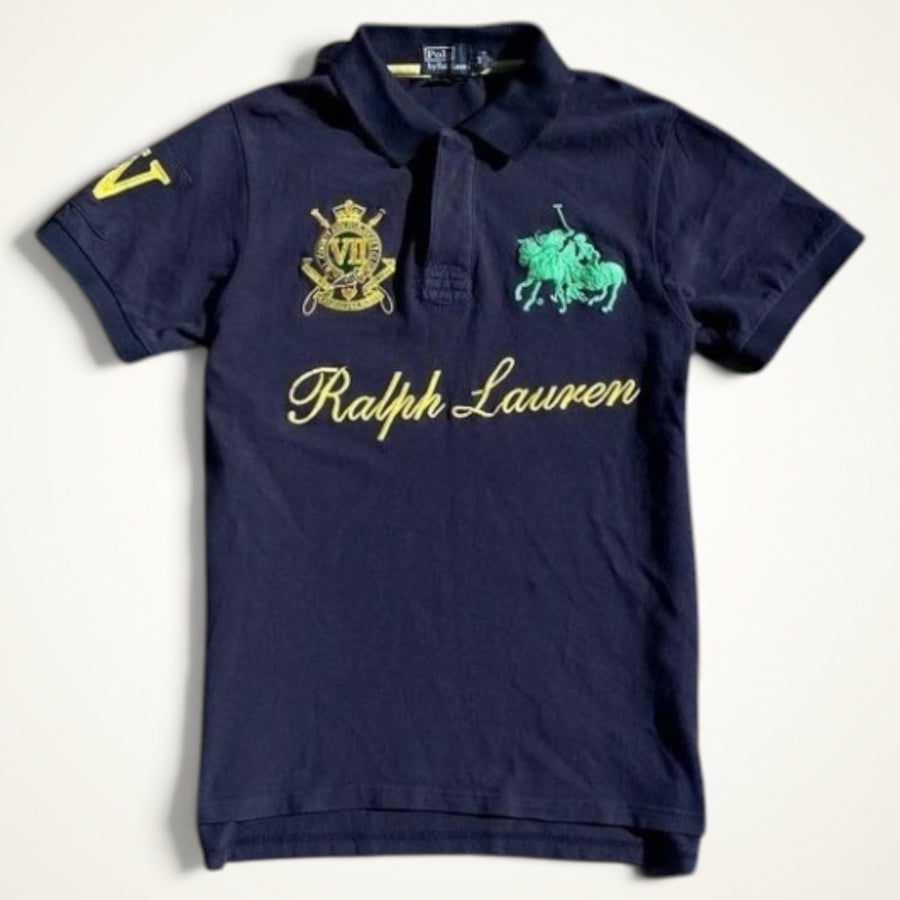 Ralph Lauren Crest Script Polo (Navy)