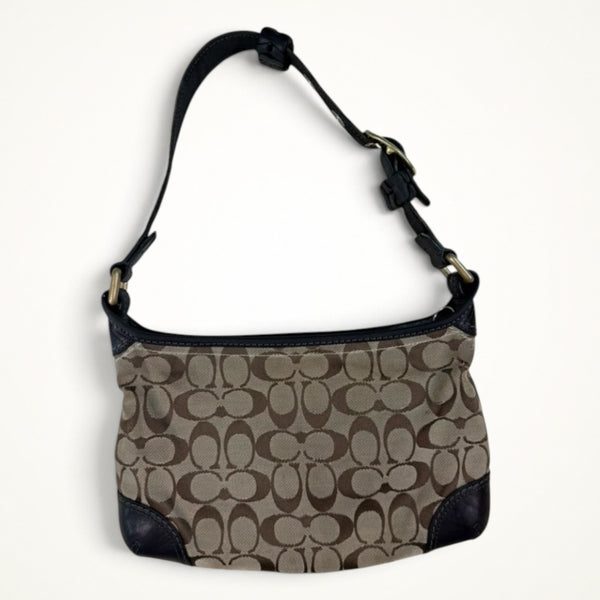 Coach Signature Hobo Shoulder Bag (Brown)