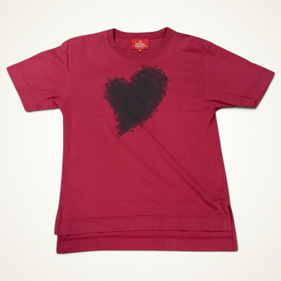 Vivienne Westwood Heart Print Tee (Red)