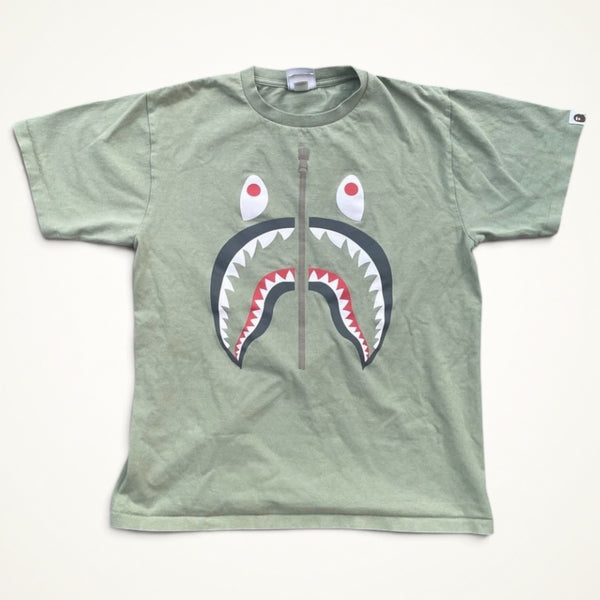 BAPE Shark Tee (Sage Green)