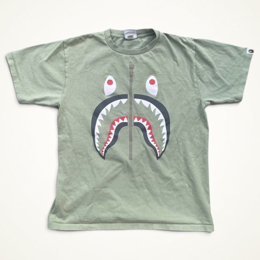 BAPE Shark Tee (Sage Green)