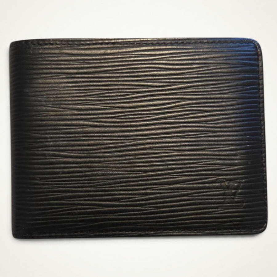 Louis Vuitton Epi Leather Wallet (Black)