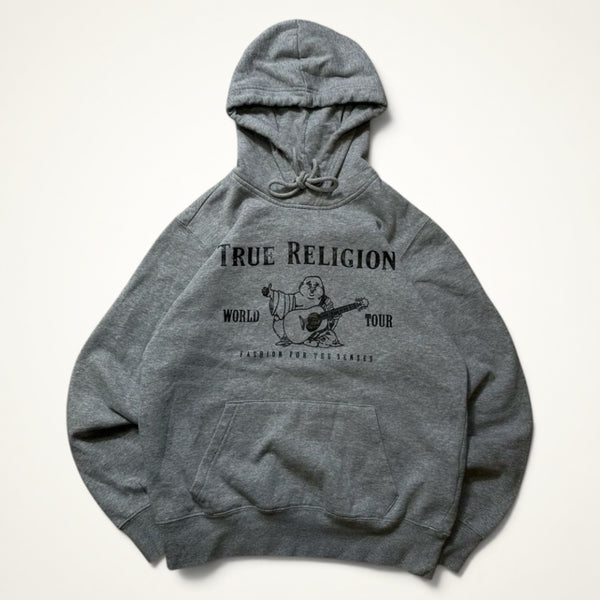 True Religion Buddha Logo Hoodie (Grey)