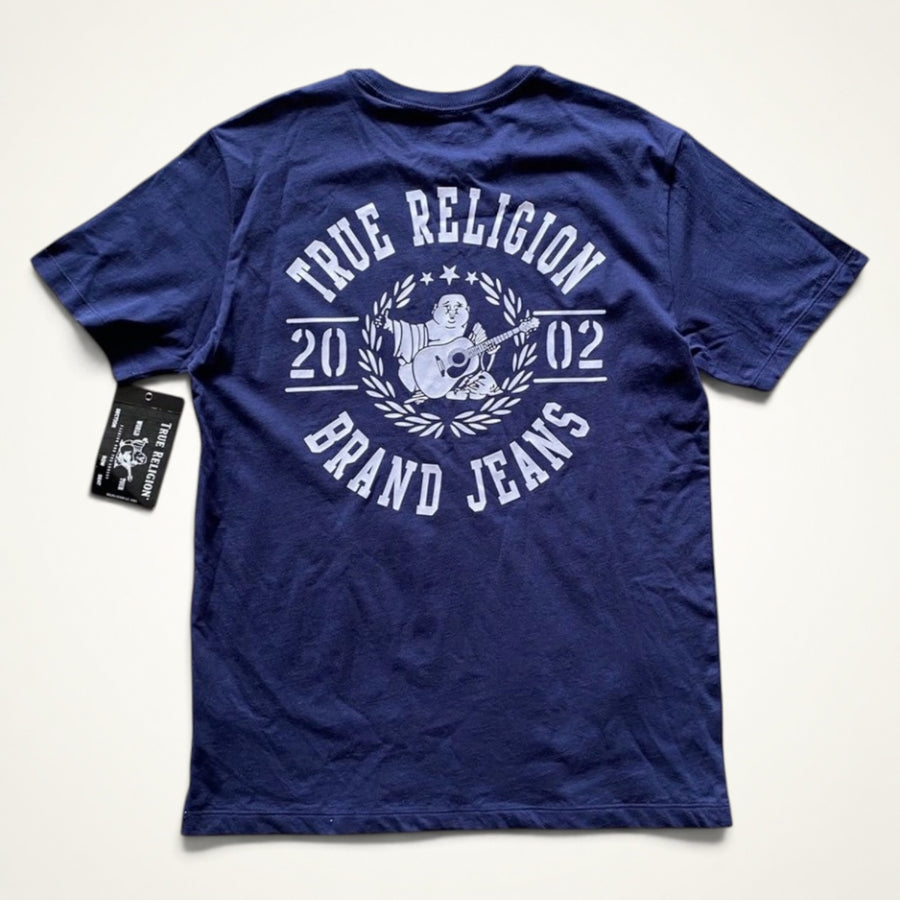True Religion 2002 Buddha Tee (Navy)