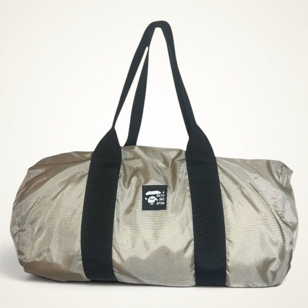 BAPE Nylon Duffle Bag (Beige)