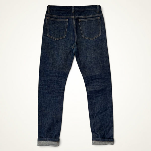 Raw Denim Slim Jeans (Indigo)
