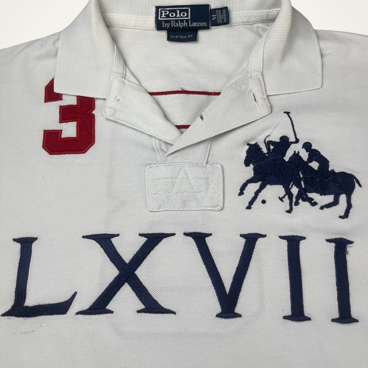 Ralph Lauren LXVII Big Pony Polo #3 (White)