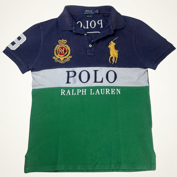 Ralph Lauren Colorblock Crest Polo #3 (Navy/Green)