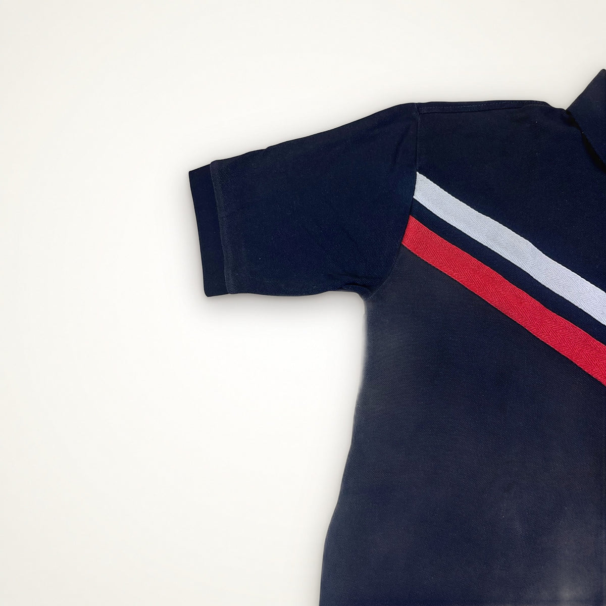 Ralph Lauren Big Pony Diagonal Stripe Polo (Navy)